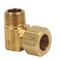 Thrifco Plumbing No. 69-C 1/2 Inch x 3/8 Inch Lead-Free Brass Compression MIP 90 El 4401102 - alternate 2